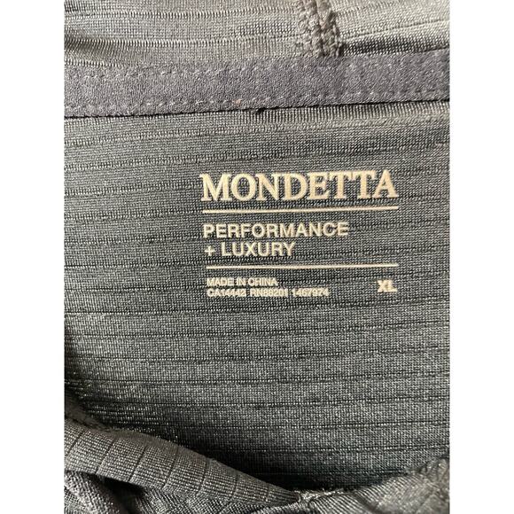 Mondetta Lightweight Hooded Pullover Cropped XL Black Womens Athleisure Boxy - Picture 3 of 4